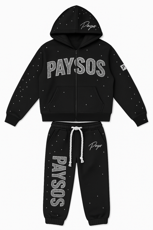 Black PAYSOS Sweatsuit